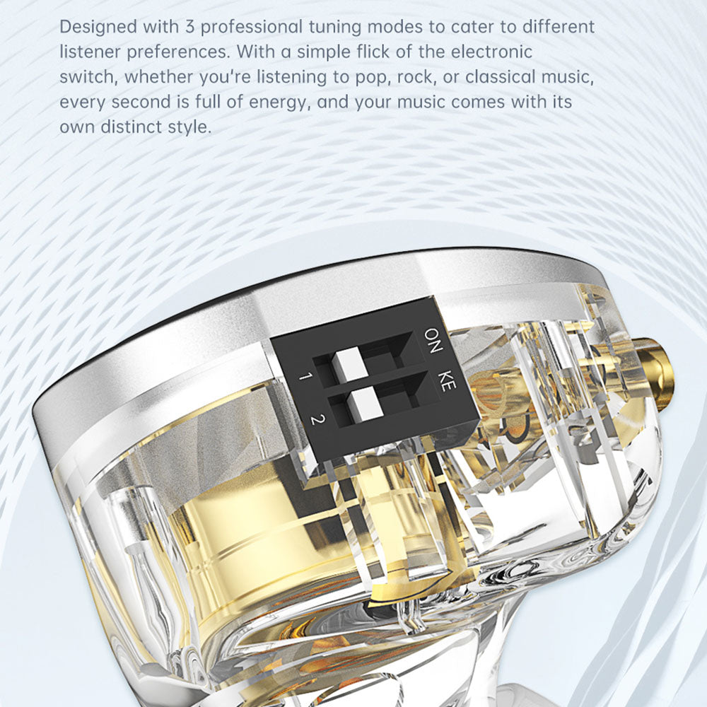 CVJ Nami Aluminum-Magnesium Coil-Iron Hybrid Switch Adjustable Headset Wired In-Ear HiFi Headphones with Microphone CVJ Nami Aluminum-Magnesium Coil-Iron Hybrid Switch Adjustable Headset Wired In-Ear HiFi Headphones with Microphone